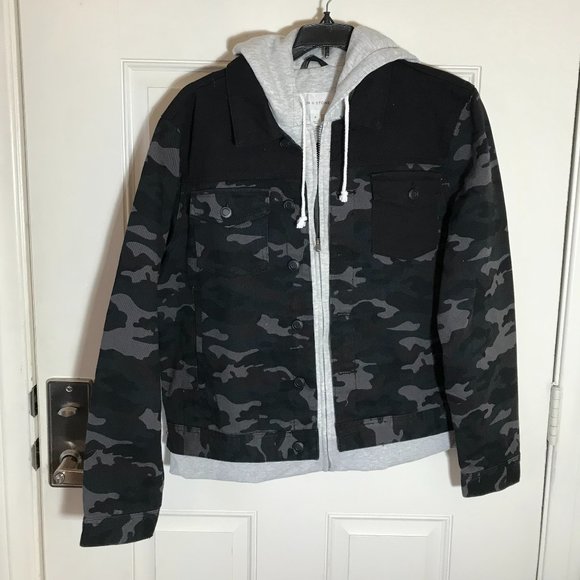 NWT Sun + Stone Layered Camo Jacket~SizeXL - Picture 2 of 4